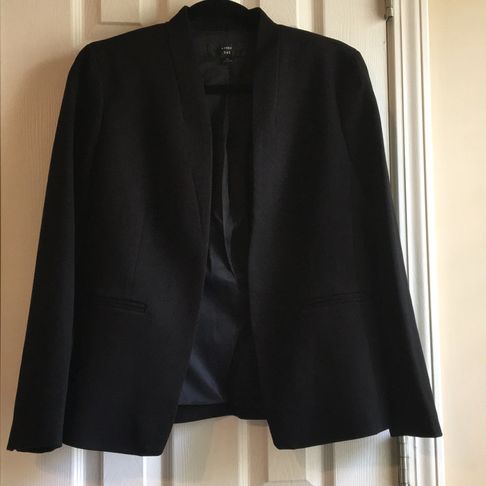 J.Crew Twill Open Blazer